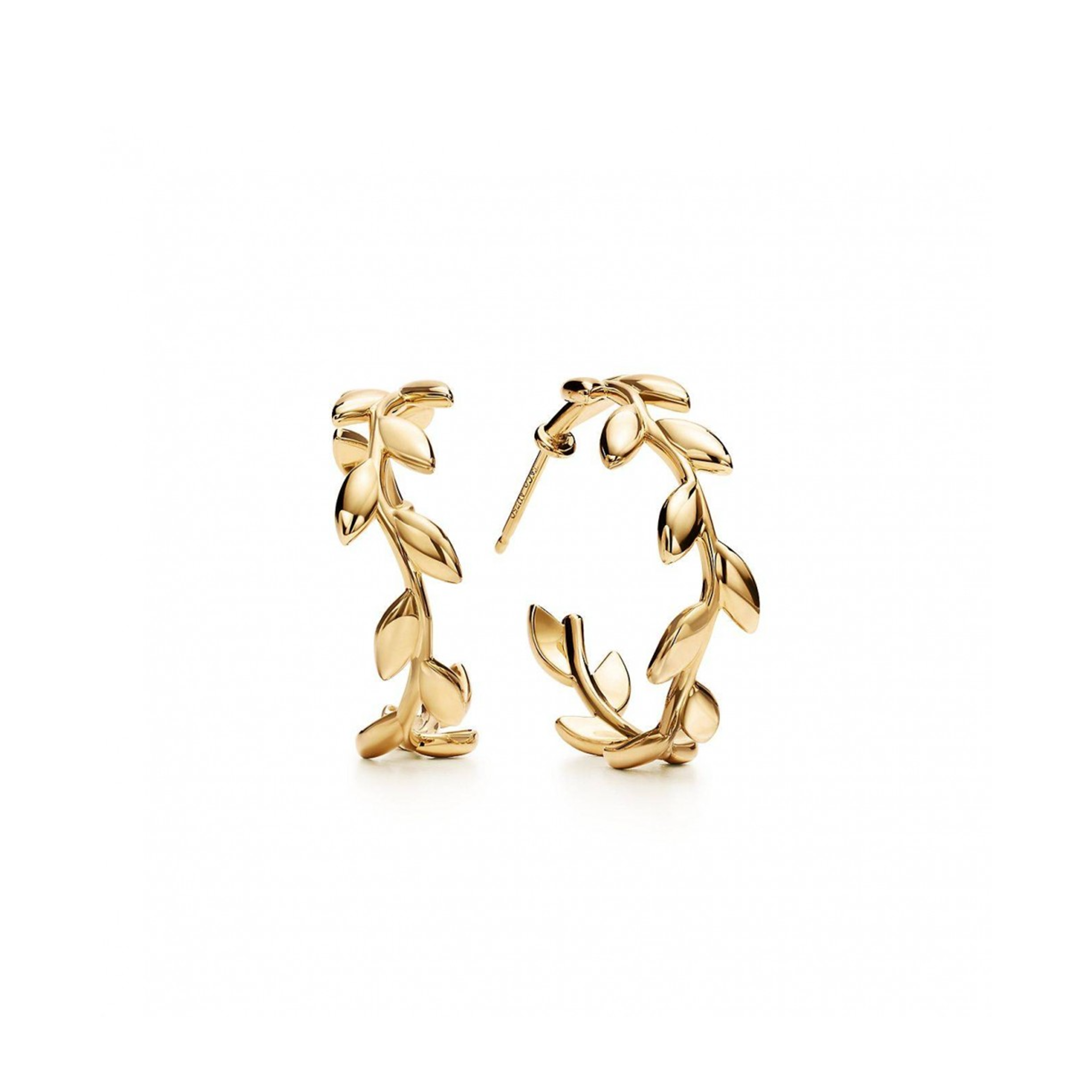 TIFFANY PALOMA PICASSO® OLIVE LEAF HOOP EARRINGS 60571996